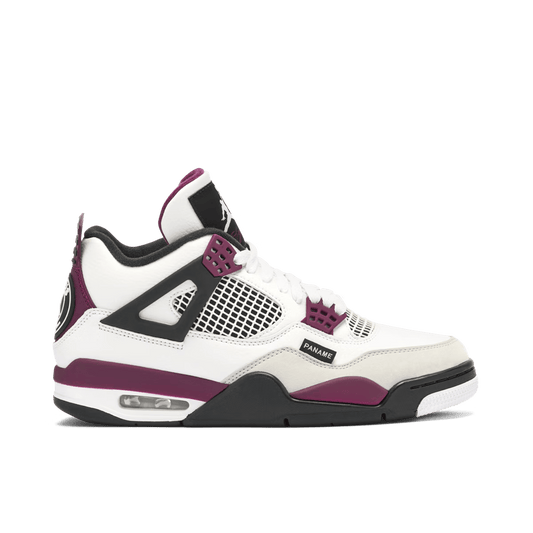 Jordan 4 Retro x PSG - White Neutral Grey Bordeaux