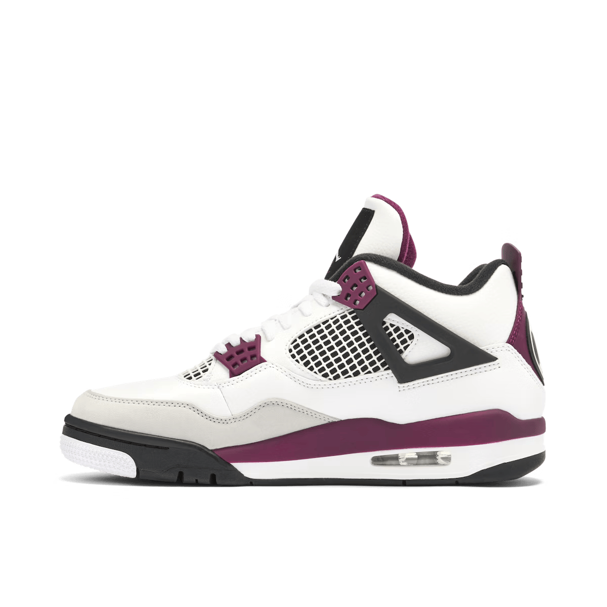 Jordan 4 Retro x PSG - White Neutral Grey Bordeaux