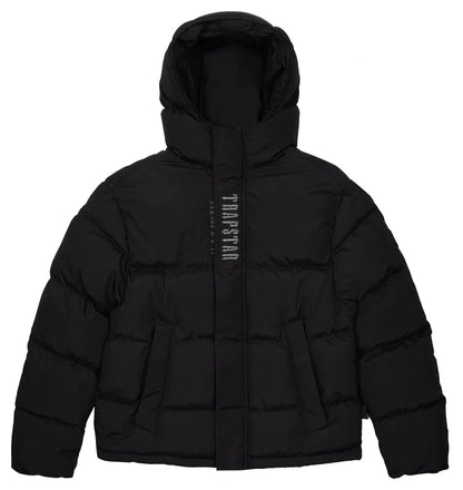Trapstar Hooded Decoded Puffer Jacket 2.0 - BLACK