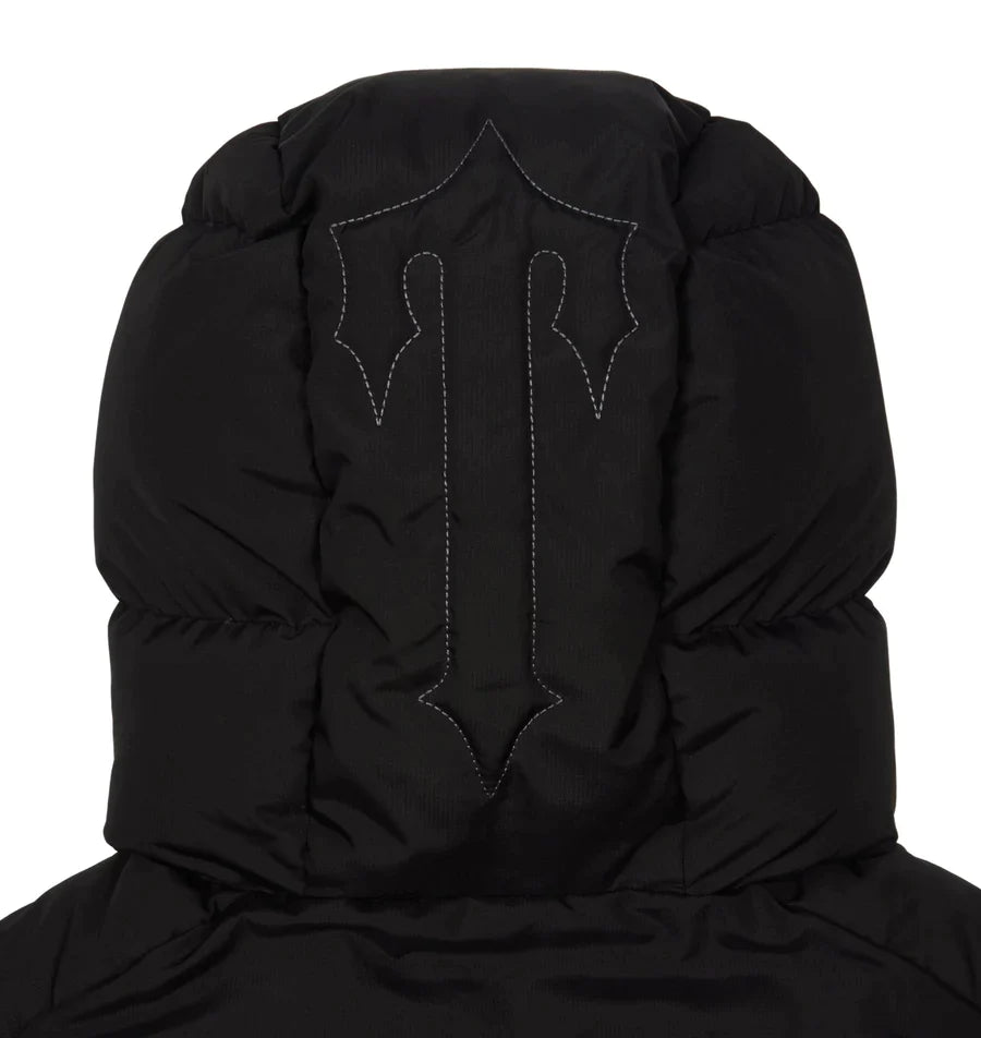 Trapstar Hooded Decoded Puffer Jacket 2.0 - BLACK