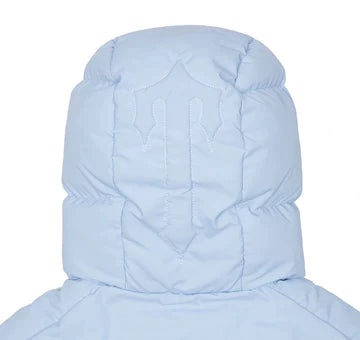 Trapstar Hooded Decoded Puffer Jacket 2.0 - ICE BLUE